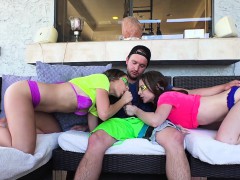 Mofos – Share My BF – Two Bikini Babes Share